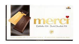 Čokoláda MERCIDark chocolade 72% 100g